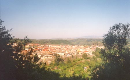 Vista del paese di das da San Lorenzo